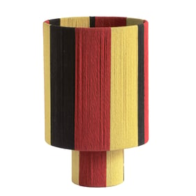 TOV Furniture Guinevere Black Red Yellow Table Lamp