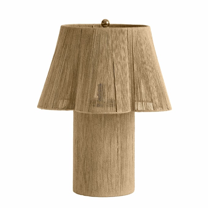 TOV Furniture Corrine Natural Jute Table Lamp TOV-G18626