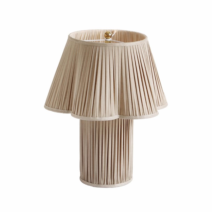 TOV Furniture Corrine Beige Linen Table Lamp TOV-G18627