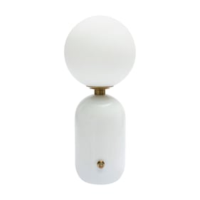 TOV Furniture Liza White Table Lamp