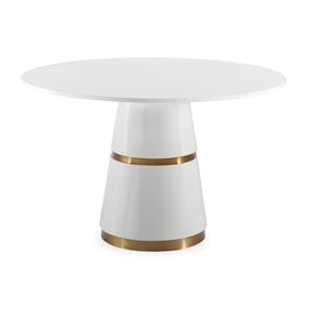 TOV Furniture Rosa White Dining Table