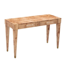 TOV Furniture Brandyss Natural Burl Work Desk