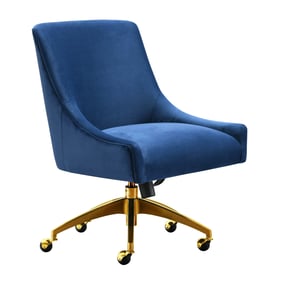 TOV Furniture Beatrix Navy Office Swivel Chair