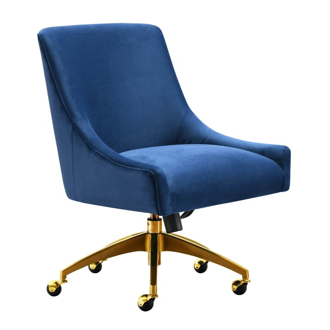 TOV Furniture Beatrix Navy Office Swivel Chair TOV-H7233