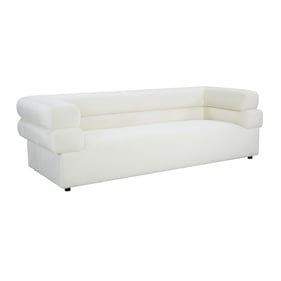 TOV Furniture Elsa Cream Velvet Sofa