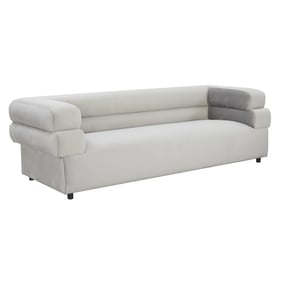 TOV Furniture Elsa Light Grey Velvet Sofa