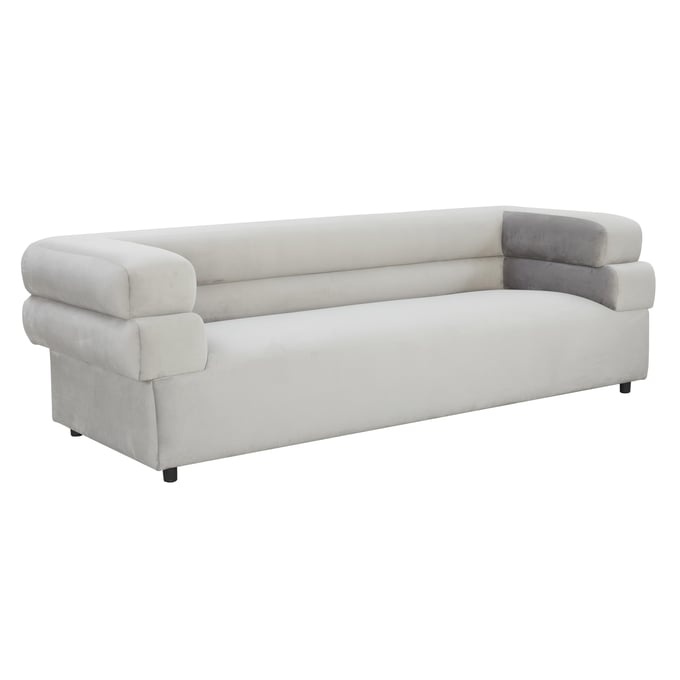 TOV Furniture Elsa Light Grey Velvet Sofa TOV-IHL68575