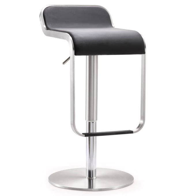 TOV Furniture MOD Black Napoli Adjustable Barstool TOV-K3618