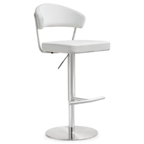 TOV Furniture Cosmo White Barstool