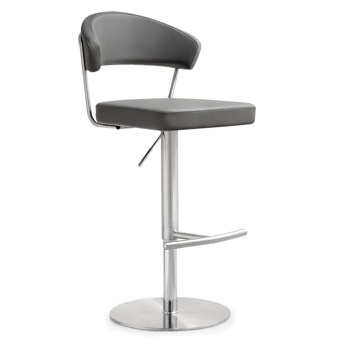 TOV Furniture Cosmo Grey Barstool TOV-K3629