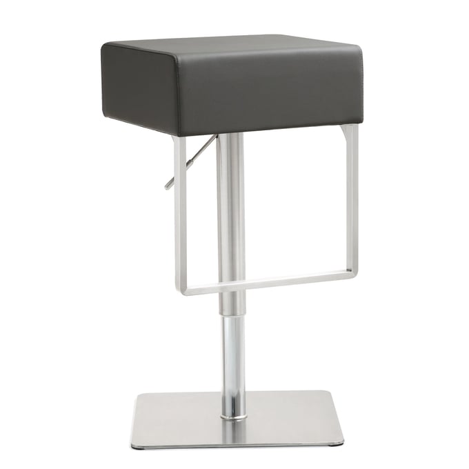 TOV Furniture Seville Grey Adjustable Barstool TOV-K3632