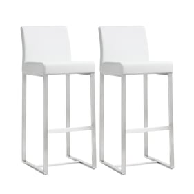 2 TOV Furniture Denmark White Barstools