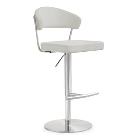 TOV Furniture Cosmo Light Grey Barstool