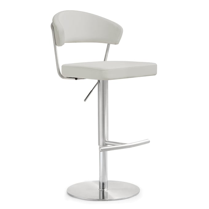 TOV Furniture Cosmo Light Grey Barstool TOV-K3645