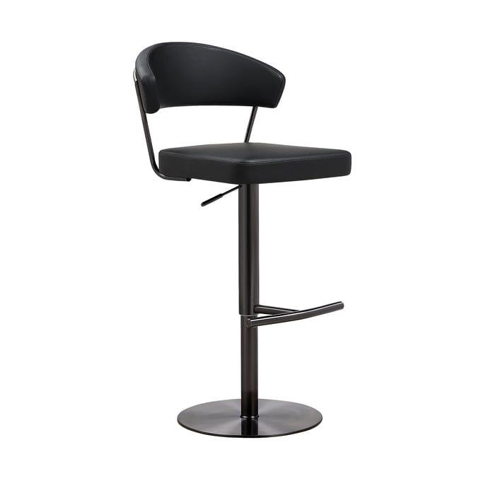 TOV Furniture Cosmo Black Barstool TOV-K3681