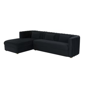 TOV Furniture Callie Black LAF Sectional