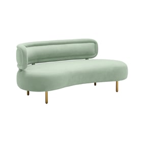 TOV Furniture Tischa Mint Green Sofa