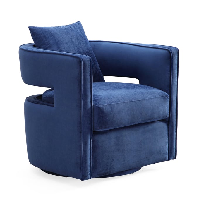 TOV Furniture Kennedy Navy Swivel Chair TOV-L6124