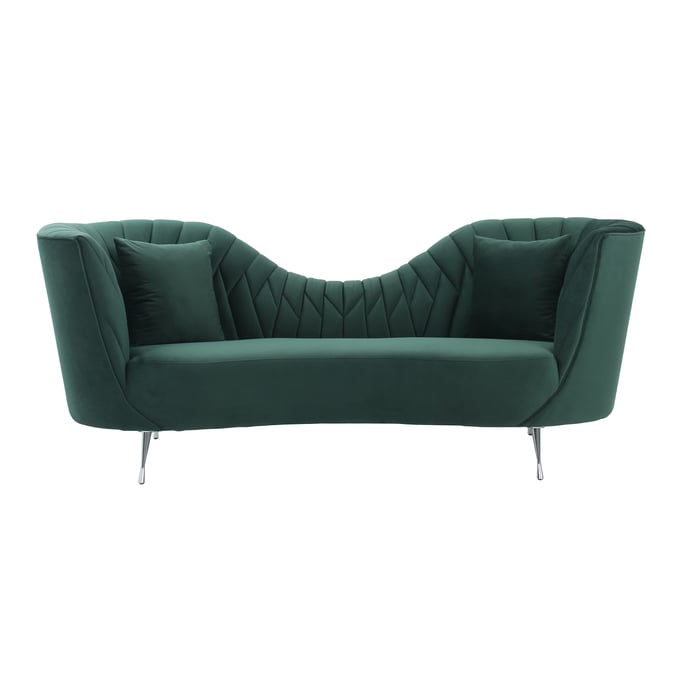 TOV Furniture Eva Forest Green Sofa TOV-L6492