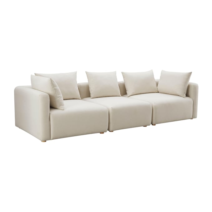 TOV Furniture Hangover Cream Linen Sofa TOV-L68788-SO