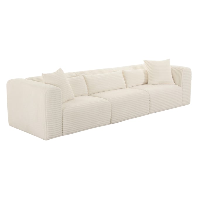 TOV Furniture Tarra Cream 3pc Living Room Set TOV-L68887-LR-S1