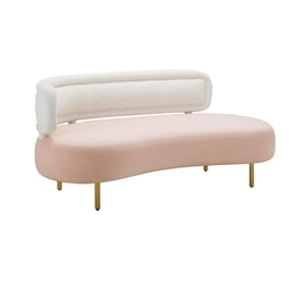 TOV Furniture Tischa Blush Cream Sofa