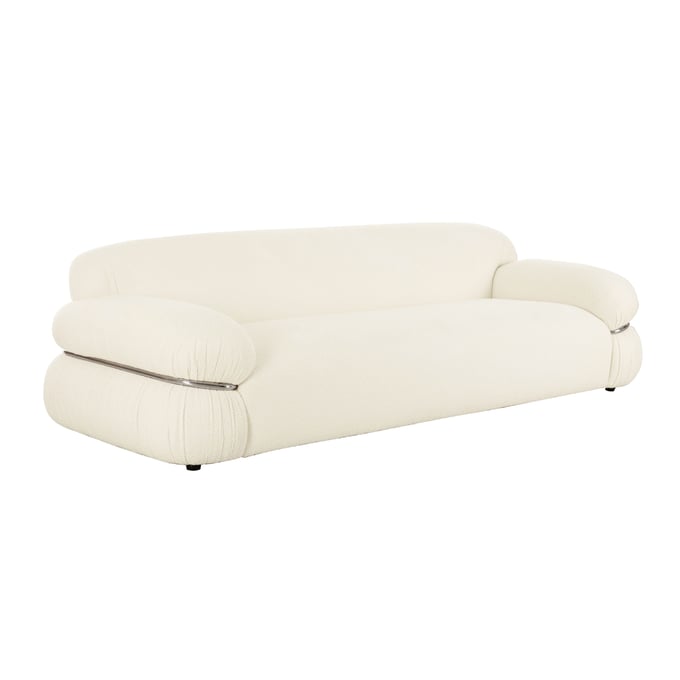 TOV Furniture Leyla Cream Boucle Sofa TOV-L68964