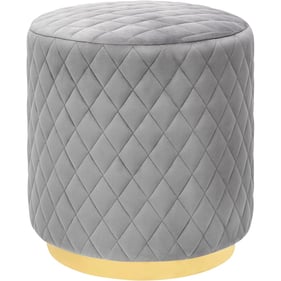 TOV Furniture Abir Grey Ottoman