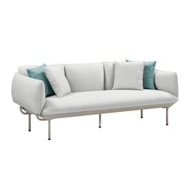 TOV Furniture Katti Light Grey Outdoor Sofa