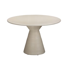 TOV Furniture Fern Beige Outdoor Round Dining Table