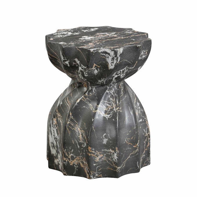 TOV Furniture Turin Black Outdoor Stool TOV-O54281