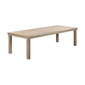 Cassie Natural 108 Inch Rectangular Outdoor Dining Table