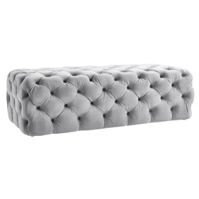 TOV Furniture Kaylee Grey Ottoman