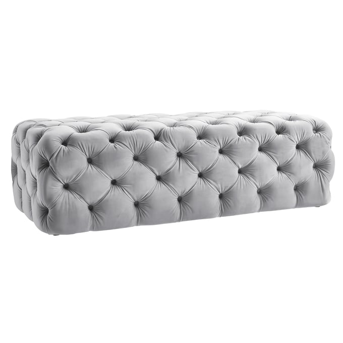 TOV Furniture Kaylee Grey Ottoman TOV-O65