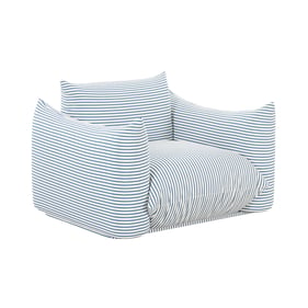 TOV Furniture Saint Tropez Blue Outdoor Armchair