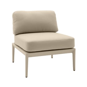 TOV Furniture Kapri Taupe Outdoor Armless Chair