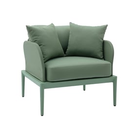 TOV Furniture Kapri Moss Green Outdoor Armchair