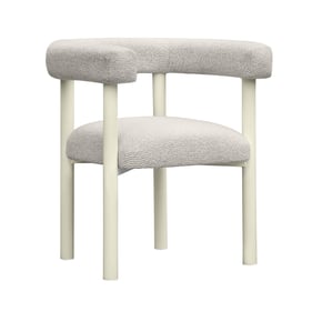 TOV Furniture Jackie Cream Outdoor Dining Chair