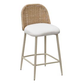 TOV Furniture Alexa Cream Outdoor Counter Stool