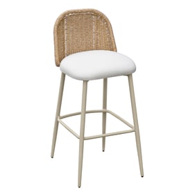 TOV Furniture Alexa Cream Outdoor Barstool