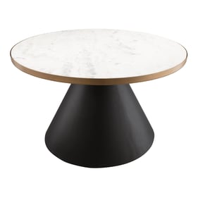 TOV Furniture Richard White Black Coffee Table