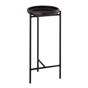 TOV Furniture Samara Black Side Table