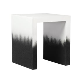 TOV Furniture Matra Black and White End Table