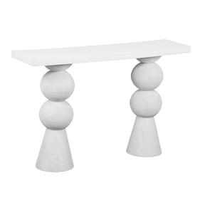 TOV Furniture Lupita White Console Table