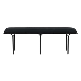 TOV Furniture Bryn Black Bench