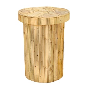 TOV Furniture Acadia Natural Rattan Side Table