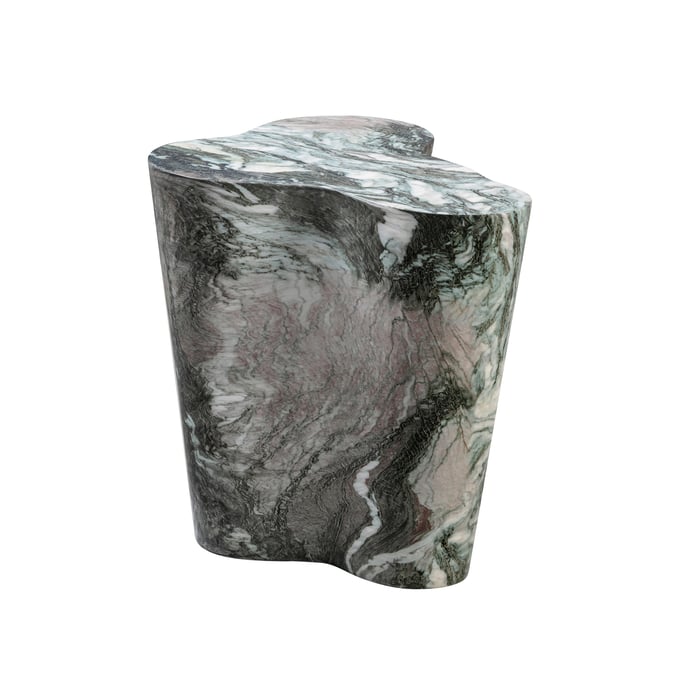 TOV Furniture Slab Grey Faux Marble Tall Side Table TOV-OC54212