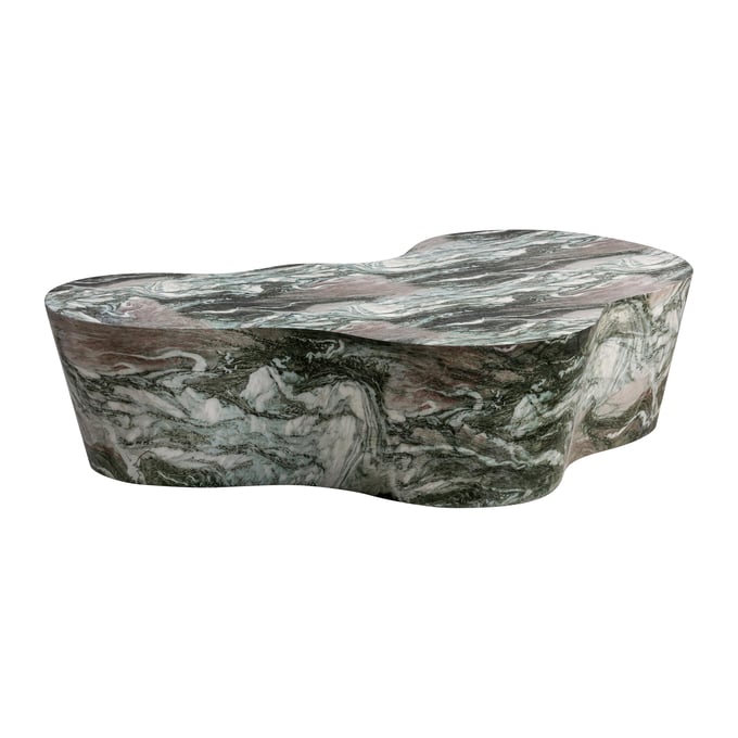 TOV Furniture Slab Grey Blush Faux Marble Coffee Table TOV-OC54214