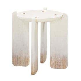 TOV Furniture Gloria Cream Oak Side Table