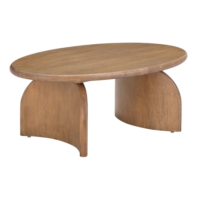 TOV Furniture Sofia Cognac Wooden Coffee Table TOV-OC54237